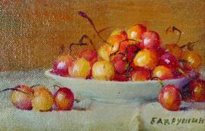 BAKHRUSHIN Leonid 1948,Still Life with Cherries,John Nicholson GB 2014-11-05