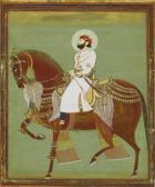 BAKHTAWAR Maharao,A ruler on horseback,1790-1810,Sotheby's GB 2015-10-06