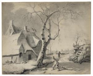 BAKHUIJZEN VAN DE SANDE Hendrik 1795-1860,A winter scene,Christie's GB 2023-01-26