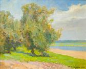 Baksheev Vasilii Nikolaevich 1862-1958,Landscape,1956,Sovcom RU 2017-10-19