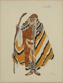 BAKST Leon 1866-1924,St. Sebastian Stage Costume,1922,Trinity Fine Arts, LLC US 2009-07-30