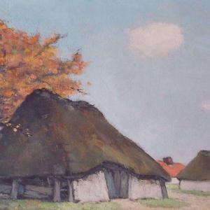 BAKSTEEN Dirk 1886-1971,Farm views,Amberes BE 2022-01-24