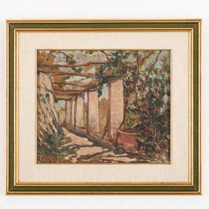 BALBI Angelo 1872-1939,Il porticato,Wannenes Art Auctions IT 2023-09-25