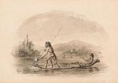 BALCOMBE THOMAS,Untitled (Aborigines Fishing on a Lake),Menzies Art Brands AU 2015-12-10