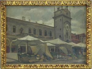 BALDASSARI Mario Umberto 1903-1993,Piazza delle Erbe,Il Ponte Casa D'aste Srl IT 2013-05-14