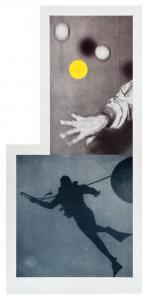 BALDESSARI John 1931-2020,Juggler's Hand (With Diver),1988,Los Angeles Modern Auctions US 2012-10-07