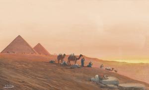 baldini A,Morgengebet vor Pyramiden,Dobiaschofsky CH 2009-05-13
