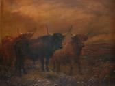 BALDOCK Charles Edwin M 1876-1941,Highland cattle in a landscape,1897,Bonhams GB 2009-08-10