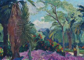 BALDOUI Jean 1890-1955,Jardin exotique,Yann Le Mouel FR 2021-03-12