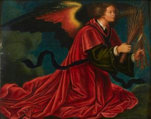 BALDUNG GRIEN Hans Gmund 1476-1545,Knieender Engel mit Reisigrute und Geißel,Dobritz DE 2023-11-18