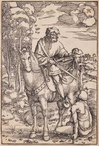 BALDUNG GRIEN Hans Gmund 1476-1545,Saint Martin on Horseback,1505/07,Freeman US 2024-04-17