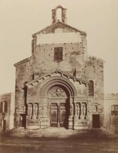 BALDUS Edouard Denis,Portail de l'église Saint-Trophime, Arles,1861,Yann Le Mouel 2013-05-23