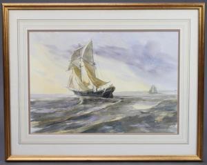 BALDWIN Douglas 1900,maritime study,Denhams GB 2021-06-30