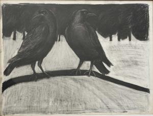 BALDWIN Nancy 1934-2021,Two Crows,1988,Woolley & Wallis GB 2023-03-22