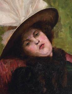 BALE Alice Marian Ellen 1875-1955,Portrait of Clara,Menzies Art Brands AU 2016-09-21