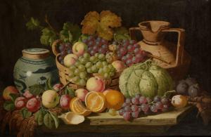 BALE Charles Thomas 1845-1925,A still life study of a basket of fruit,Duke & Son GB 2018-02-22