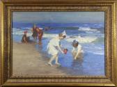 BALIKOV Youri 1924-2003,Children Playing on the Beach,Clars Auction Gallery US 2017-06-17