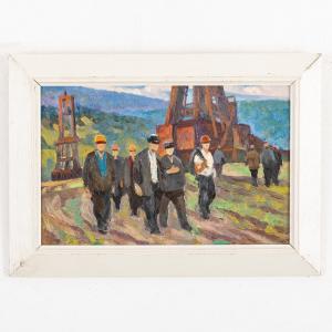 BALIKOV Youri 1924-2003,Operai al cambio del turno,Wannenes Art Auctions IT 2023-10-24