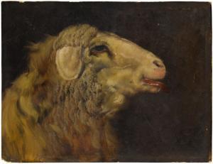 BALINT Arpad 1870-1912,A PROFILE HEAD STUDY OF A LAMB,Sotheby's GB 2020-06-11