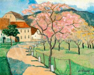 BALINT Rezso 1885-1945,Blossoming Trees,Kieselbach HU 2023-05-22