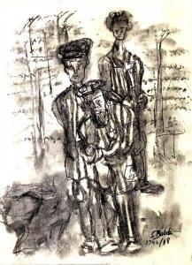 BALISKY Shimon 1917-1992,Jews in a Concentration Camp,Montefiore IL 2018-05-07