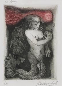 BALL Peter Eugene 1943,Untitled (mermaid),1977,Rosebery's GB 2020-01-25
