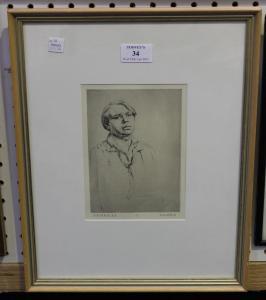 BALL Robert 1918-2008,Portrait of D.B. Mc Fall, R.A,Tooveys Auction GB 2017-04-19