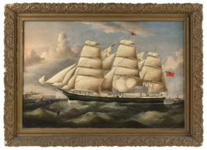 Ball Spencer Richard,Portrait of the Black Ball Line ship Legion of Hon,Eldred's 2022-02-24