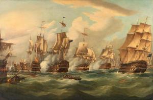 Ball Spencer Richard 1812-1897,The Battle of Cape St. Vincent,Bonhams GB 2022-10-25