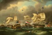 Ball Spencer Richard 1812-1897,The English and Dutch Fleet engaged in B,1846,David Duggleby Limited 2009-06-15
