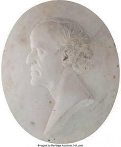 BALL Thomas 1819-1911,portrait of a gentleman,Heritage US 2022-06-09