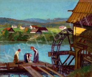 BALLA Bela 1882-1965,Watermill,Kieselbach HU 2023-12-17