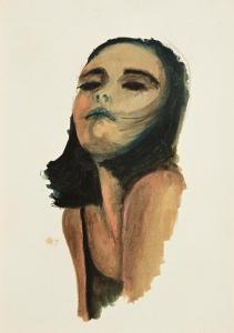 BALLAGH Robert 1943,Portrait Study of a Girl,Morgan O'Driscoll IE 2024-01-22