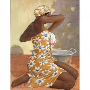 BALLAGNY Jean Pierre 1900-1900,Woman with a Wash Tub,1994,William Doyle US 2012-03-07