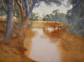 BALLARD KATH,The River Bend, Murrumbidgee at Carrathool, NSW,1970,Elder Fine Art AU 2014-07-27