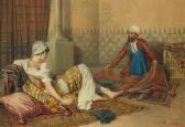 BALLESIO Francesco 1860-1923,The rug merchant and the patron,Bonhams GB 2019-11-20