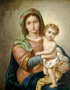 BALLHEIM H 1850-1880,Madonna a gyermek Jézussal,Nagyhazi galeria HU 2007-10-12