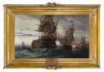 BALLIN Auguste,The \‘Euryalus\’ frigate preparing to take the \‘R,1876,Charles Miller Ltd 2022-11-01