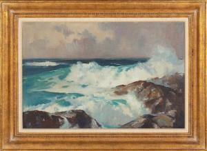 BALLINGER Harry Russell 1892-1993,Surf at Andrew's Point,Cottone US 2024-01-24