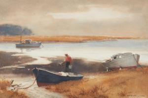 BALLINGER Harry Russell 1892-1993,The Clam Digger (Maine Marshes),1972,Sotheby's GB 2023-08-09