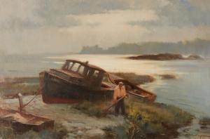 BALLINGER Harry Russell 1892-1993,The Inner Harbor,1976,Sotheby's GB 2023-08-09