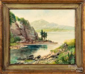 BALLOU R 1900-1900,Mountain landscapes,Pook & Pook US 2019-07-21