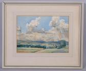 BALMAIN Kenneth 1910,landscape Findo Gask,1943,Burstow and Hewett GB 2024-01-25