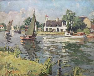 BALMFORD Hurst 1871-1950,'Horning Ferry - Broads' Norfolk,David Duggleby Limited GB 2023-12-08