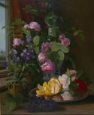 BALSGAARD Carl Vilhelm 1812-1893,Stillleben mit Blumen und Früchten,Karl & Faber DE 2009-05-28