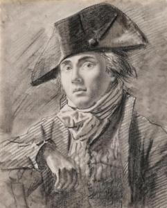 BALTARD Louis Pierre 1764-1846,Portrait of a Man Wearing a Tricorn Hat,William Doyle US 2020-06-03
