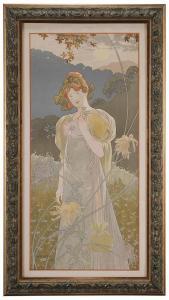 BALTHASAR de Alexandre 1811-1875,Spring,1899,Brunk Auctions US 2017-03-24