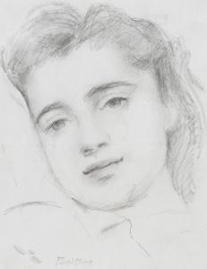 BALTHUS 1908-2001,Portrait de Frédérique,1954,Bonhams GB 2024-04-18