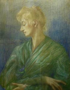 BALTUS Georges M 1874-1967,Portret van een jonge vrouw,Venduehuis NL 2020-11-02