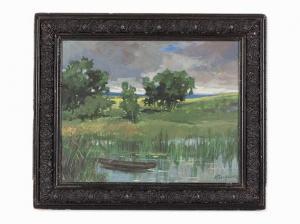 BALUNIN Michael Abramovitch 1875-1937,Landscape With a Boat,Auctionata DE 2016-02-16